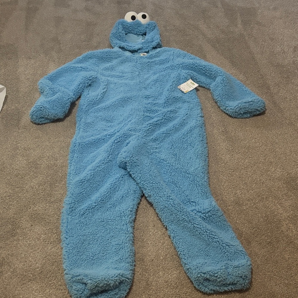 Pottery Barn Cookie Monster Adult NWT M/L